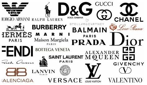 Famous Fashion Brands Logo - LogoDix