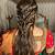 designer saree hairstyle
