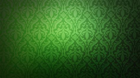 Designer Green Pattern Wallpaper