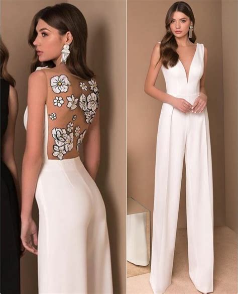 Modern Bridal Jumpsuits & Pantsuits mywedding Bride reception