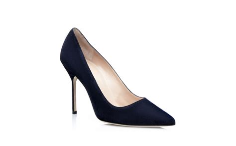 Designer Navy Pumps