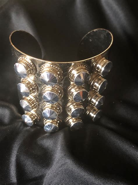 Designer Studded Cuff Bracelet