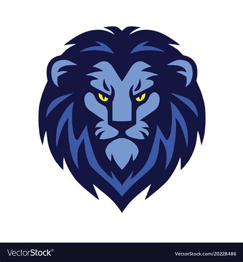designer with lion head logo