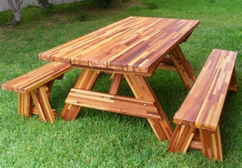 13 Free Picnic Table Plans In All Shapes and Sizes