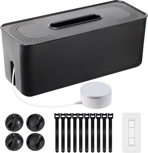 Desk Cable Management Surge Protector