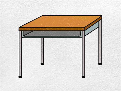 Desk Easy To Draw