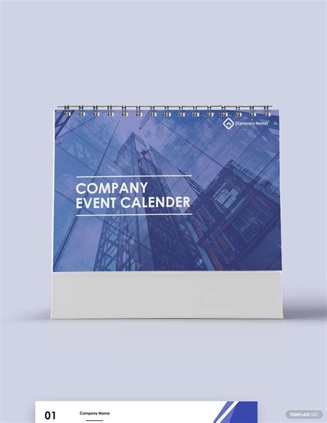 Desk Event Calendar