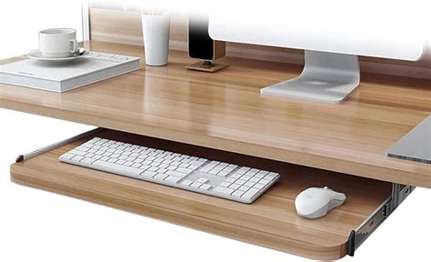 Desk With Pullout Keyboard Tray