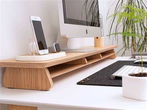 Desks With Monitor Shelf