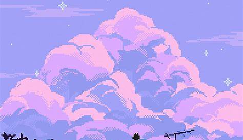 Cat on the Rooftop / Pixel Art on Behance | Pixel art landscape, Pixel