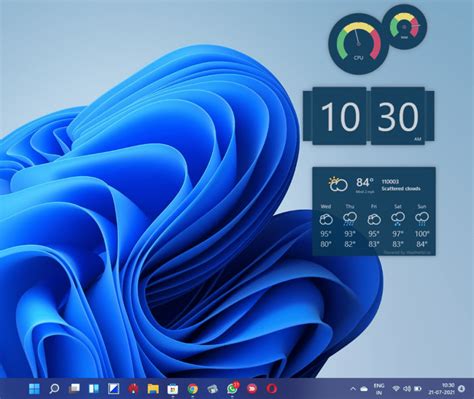 Desktop Clock Display For Windows