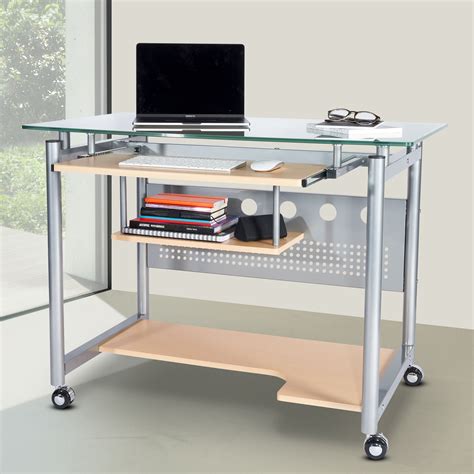 Desktop Computer Desk On Wheels