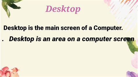 Desktop Computer Meaning In One Word