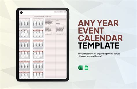 Desktop Event Calendar