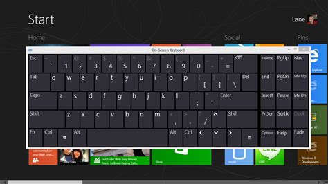 desktop keyboard on screen windows