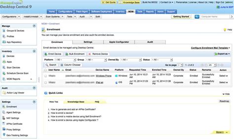 desktop management interface