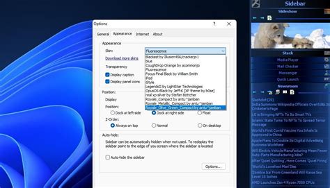 Desktop Sidebar Windows 10