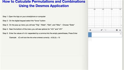 Desmos Combinations And Permutations