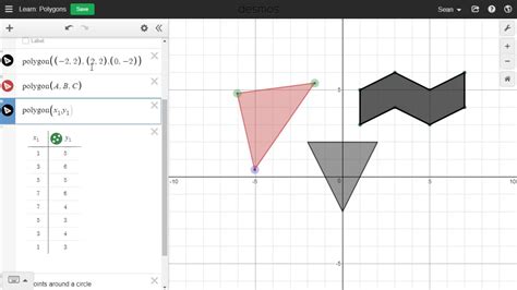 Desmos Triangle Side Lengths