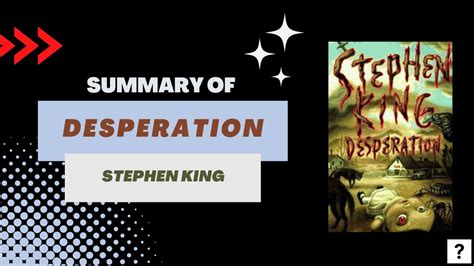 desperation by stephen king summary
