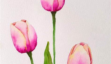 Dessin Fleur Facile Peinture Aquarell Blumen Ewa Panko Watercolor Flowers Paintings