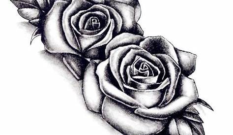Dessin Rose Noir Et Blanc Pour Tatouage 1001 + Images De De Fleur Apprendre à er