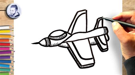 dessin d avion de guerre facile
