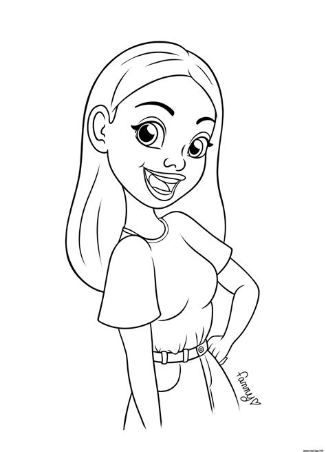 dessin d une fille adolescente