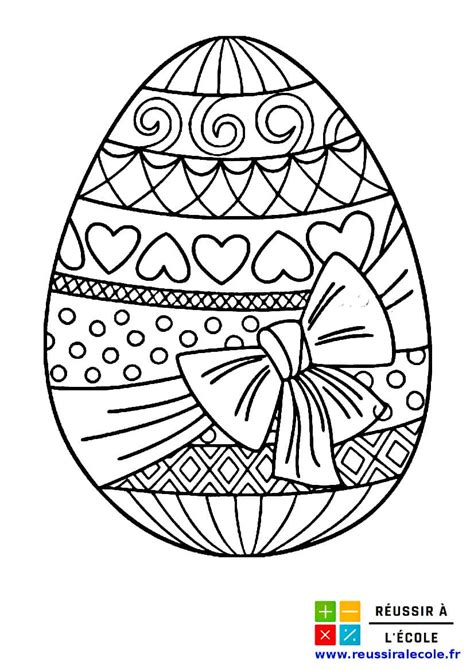 dessin de pâques à imprimer format a4
