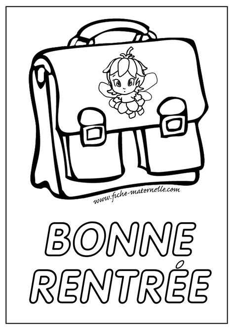 dessin la rentrée maternelle
