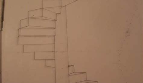 Perspective escalier en colimaçon alex.d Mon carton