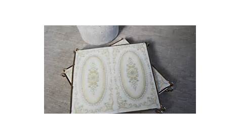 Dessous De Plat Ceramique Ancien En Céramique. Rouen. svres. EBay