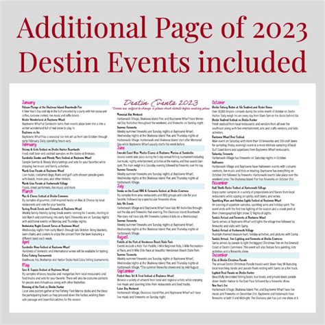 Destin Fl Calendar Of Events