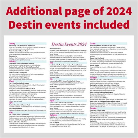 destin calendar of events 2024