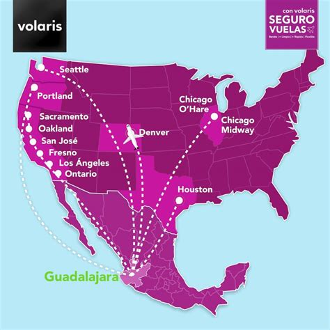 destinos de volaris en estados unidos