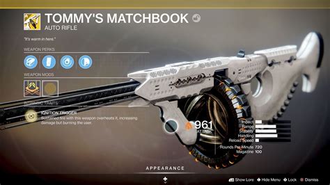 Destiny 2 Tommy's Matchbook Exotic guide Get it & its