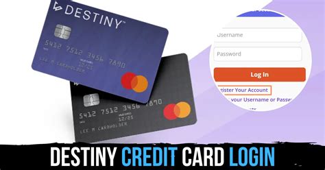 destiny credit card login account to pay bill