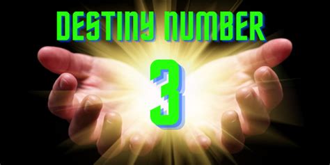 destiny number 3 meaning