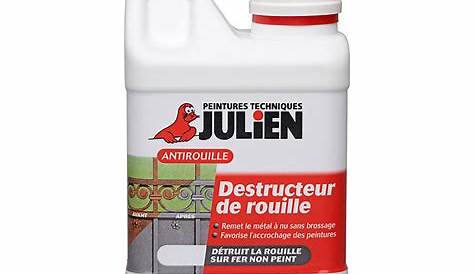 Destructeur De Rouille Julien Utilisation Ot Bidon 500 Ml