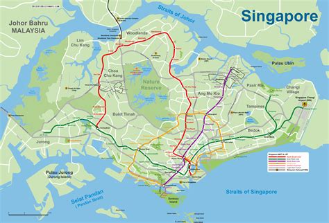 detail map of singapore
