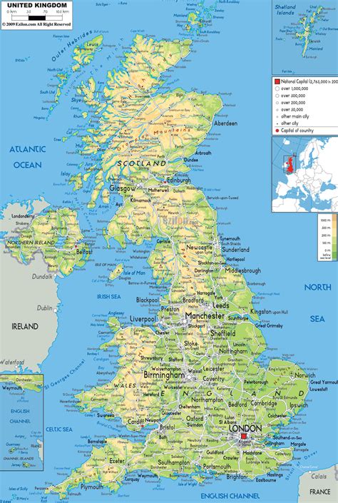 detailed map of england pdf