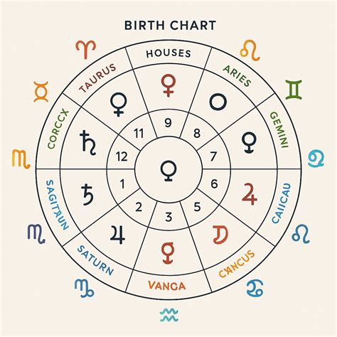 Detailed Zodiac Chart