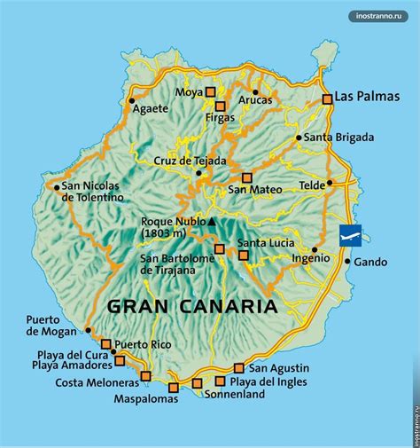 Pin by Cristina on Municipios de Gran Canaria. Gran canaria, Map
