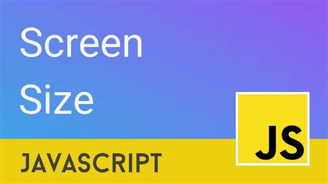 detect screen size change javascript