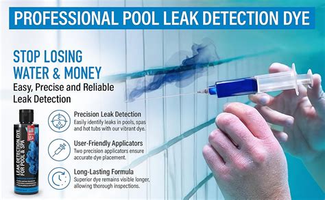 detection leak pool dye