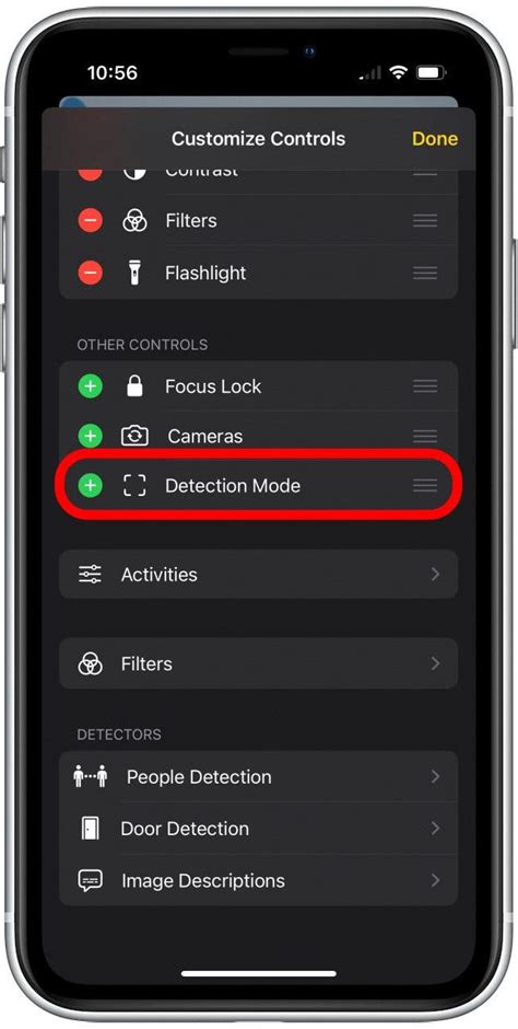 Detection Mode In Magnifier