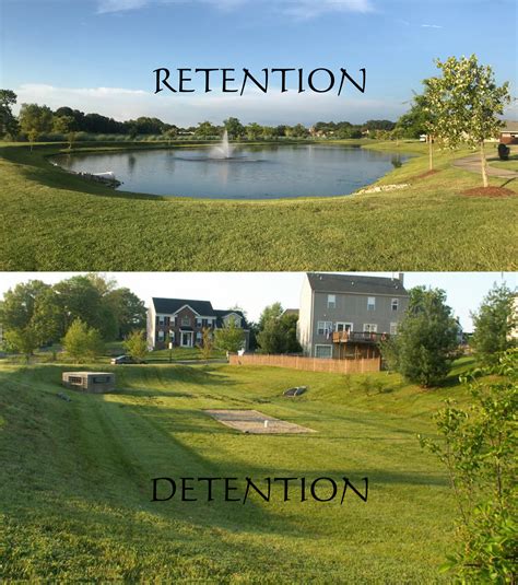 detention basin property value