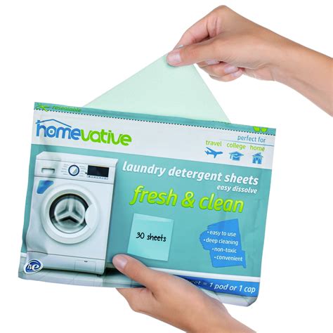 detergent sheets for laundry