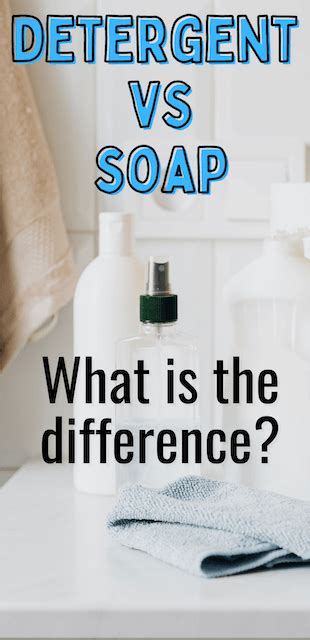 Detergent Vs Non-Detergent Soap