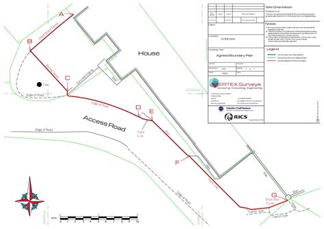 determined boundary land registry